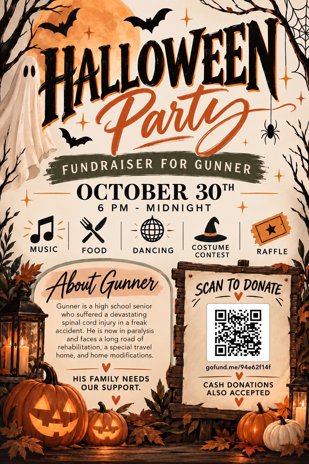 Halloween party flyer